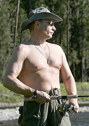 Vladimir Putin u ulozi sibirskog Supermena
